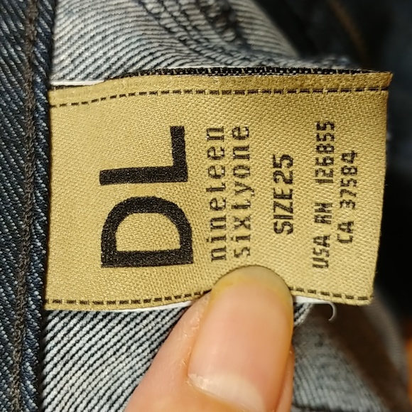 DL 1961 Nina high rise skinny jeans size 25 NWT - Picture 4 of 8